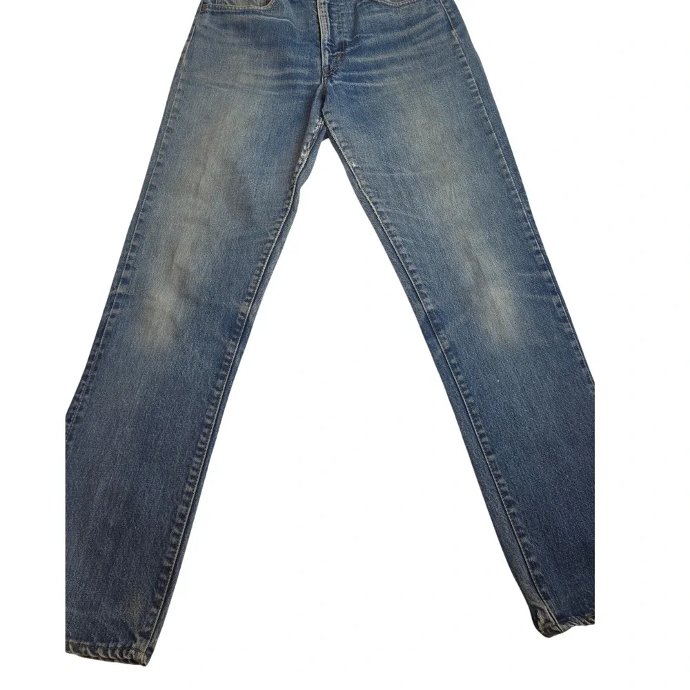 Vintage Levis 505 Jeans 30x31 Medium Wash Straight Leg Denim Made in USA 1980